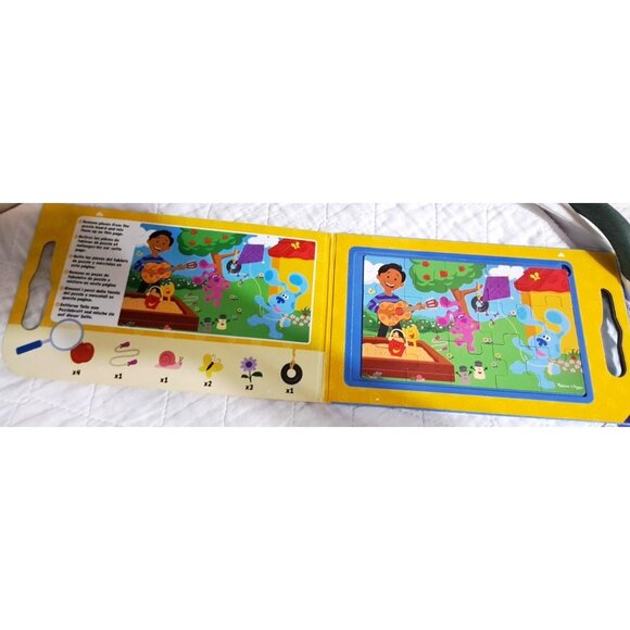 Melissa & Doug Blue's Clues & You! 2-15 Piece TakeAlong Magnetic Jigsaw Puzzles - Picture 5 of 10